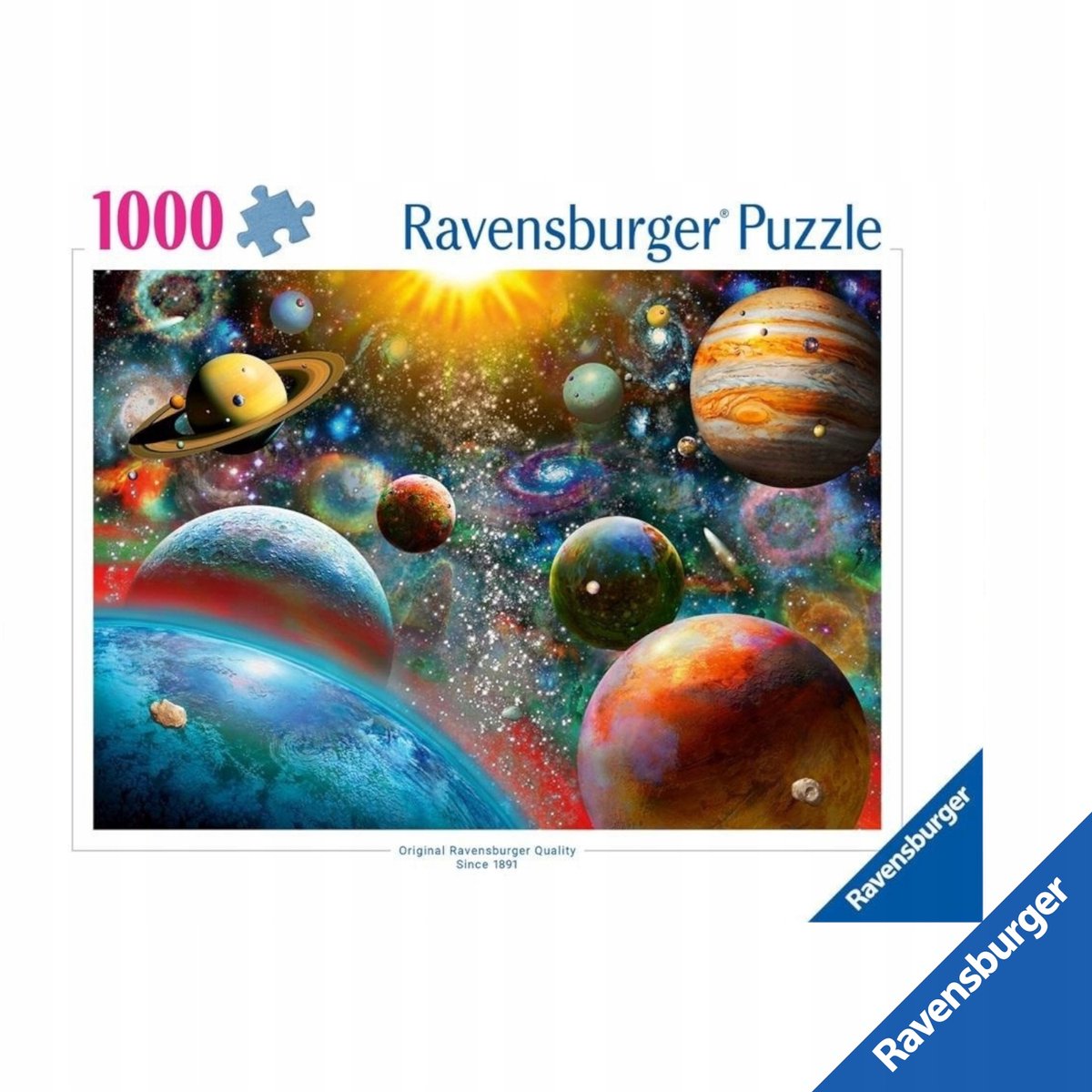 Ravensburger Puzzel 1000 Stukjes - Planeten Educatief Speelgoed