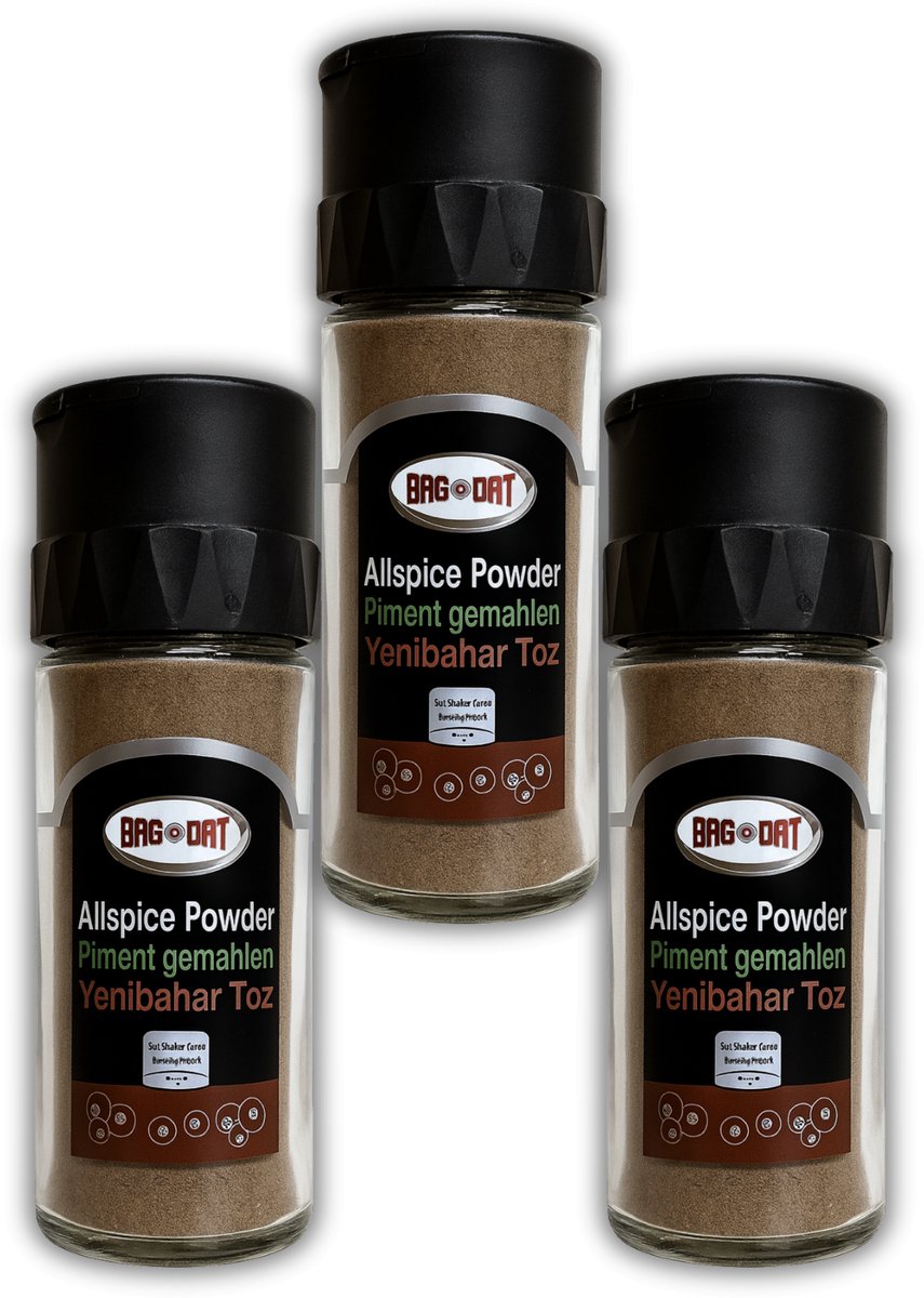 Bagdat - Piment Gemalen - Yeni Bahar Toz 47g - 100% Natuurlijk - Specerij voor Koken - Kruiden & Specerijen - 3 Stuks