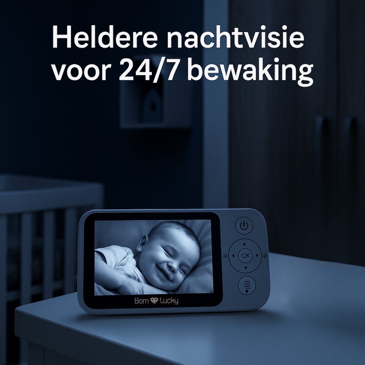 Born Lucky Babeo+ Babyfoon met Camera thumbnail 2
