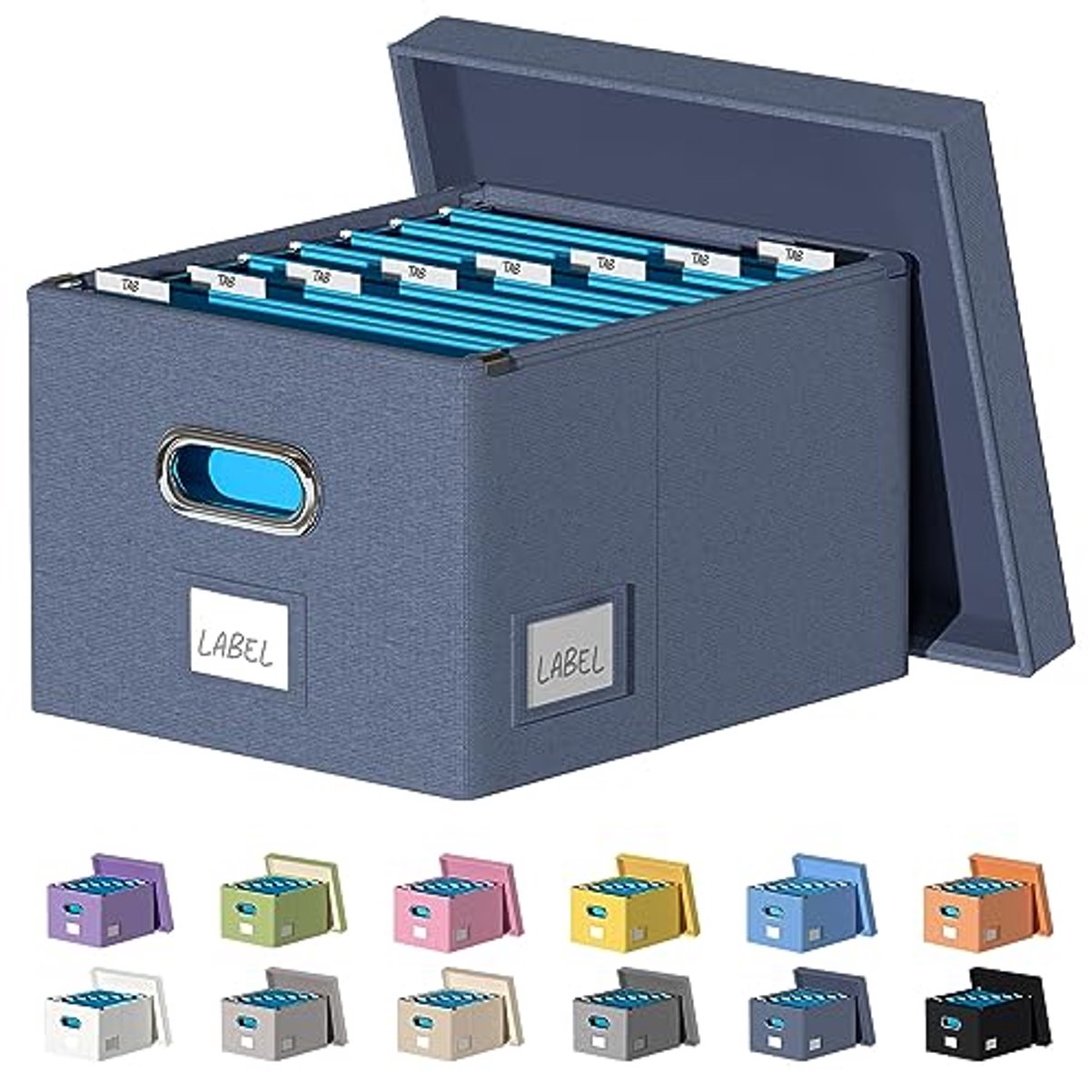 Opvouwbare File Organizer voor Kantoor en Thuis - Duurzame Document Box met Deksels