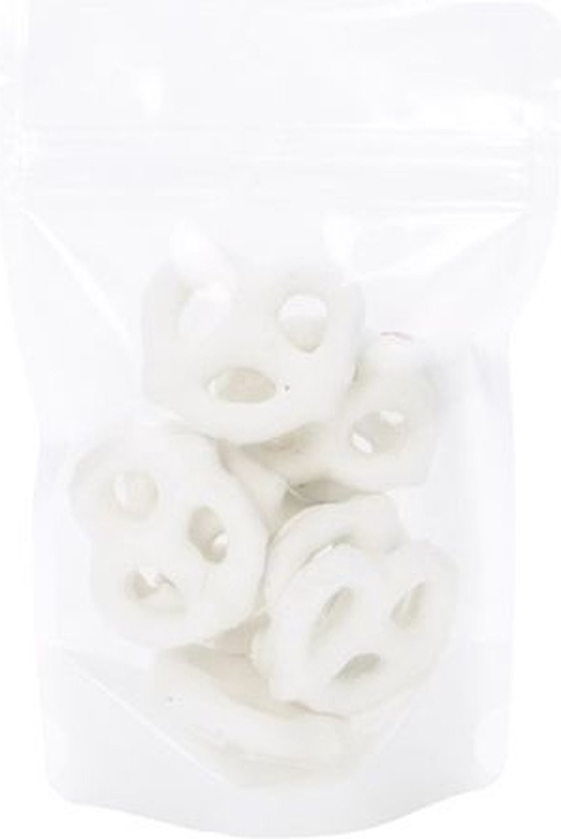 Stazakken Rijstpapier Transparant/Wit 10,2x6x15,2cm | 57 gram (100 stuks)