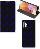 Flipcase Geschikt voor Samsung Galaxy A32 5G Enterprise Editie | Geschikt voor Samsung A32 4G Smart Cover Vlinder Patroon