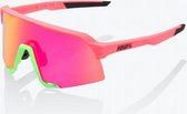 100% S3 - Matte Washed Out Neon Pink - Purple Multilayer Mirror Lens - Pink -
