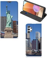 Beschermhoesje met foto Geschikt voor Samsung Galaxy A32 5G Enterprise Editie | Geschikt voor Samsung A32 4G Smart Cover Vrijheidsbeeld