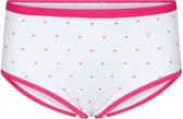 Beeren rose / wit stipje meisjes slip  - 128