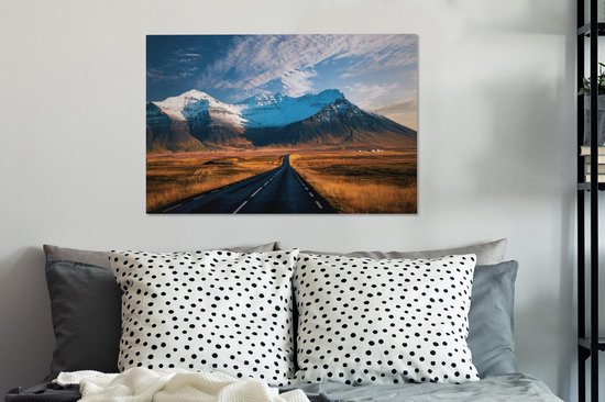 Peintures sur toile - Montagnes d'Islande - 60x40 cm - Décoration murale