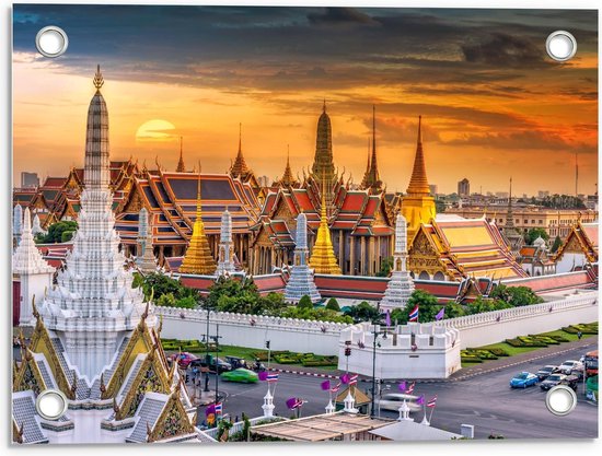 Tuinposter - King of Thailand Palace - Foto op Tuinposter (wanddecoratie voor buiten en binnen)