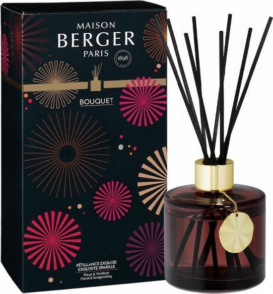 Diffuseur de parfum Lampe Berger avec bâtonnets Cercle Pétillance Exquisite  - 180ml