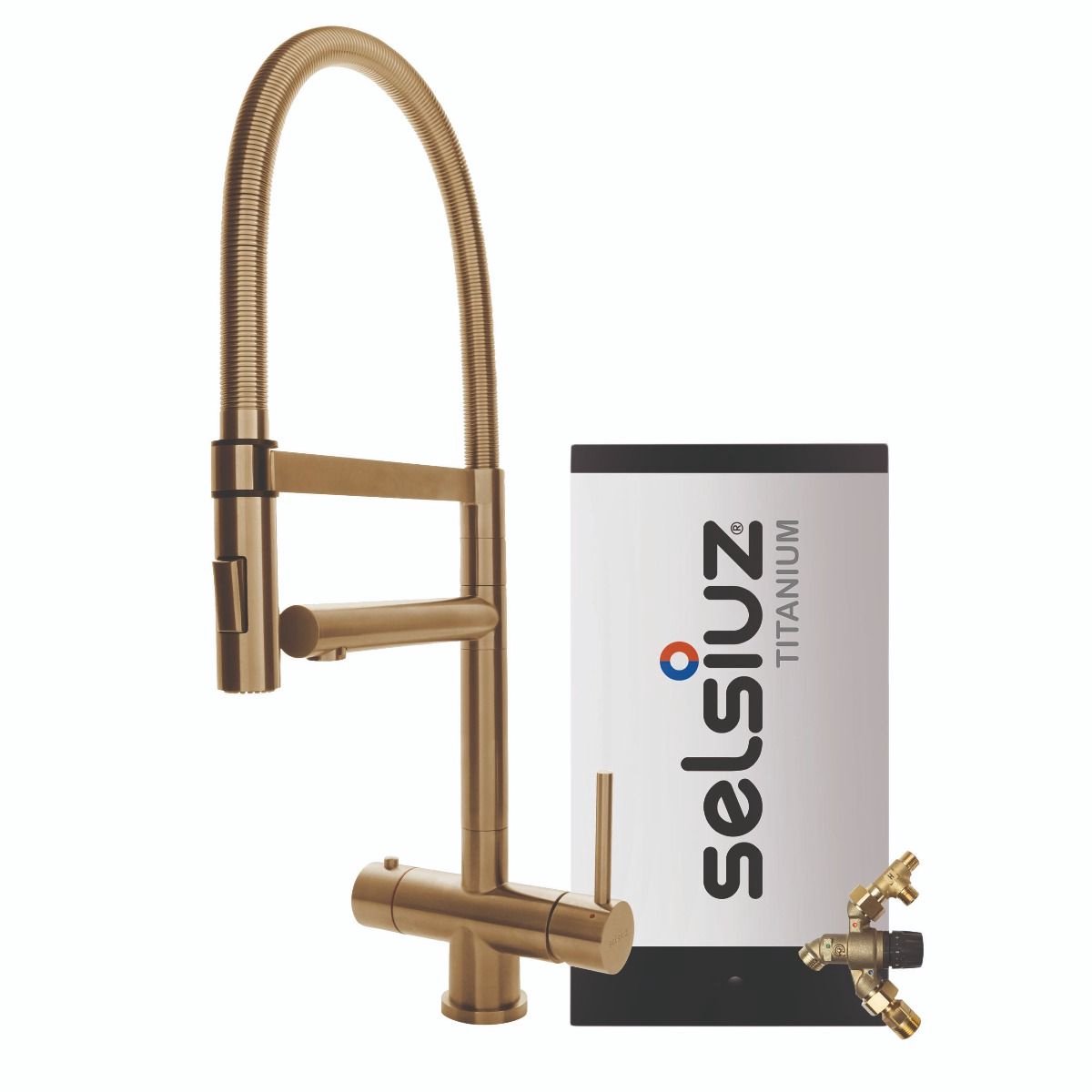 Selsiuz XL Gold / Goud met TITANIUM Combi (Extra) boiler