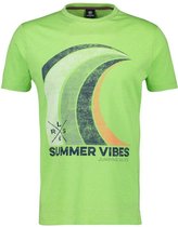 Lerros T-shirt Jumping Waves T Shirt Van Slubyarn 21h3070 625 Mannen Maat - 3XL