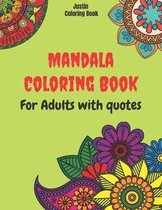 Mandala Coloring Book For Adults With Quotes