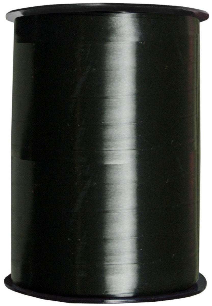 Krullint Zwart 090 - 5mm breedte – 500 mtr lengte