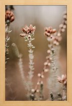 JUNIQE - Poster in houten lijst Nature Out Of Focus -30x45 /Bruin &