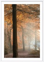 Poster Met Witte Lijst - Herfst Poster