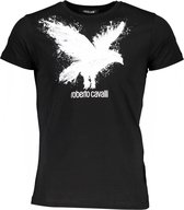 Roberto Cavalli T-shirt Zwart L Heren