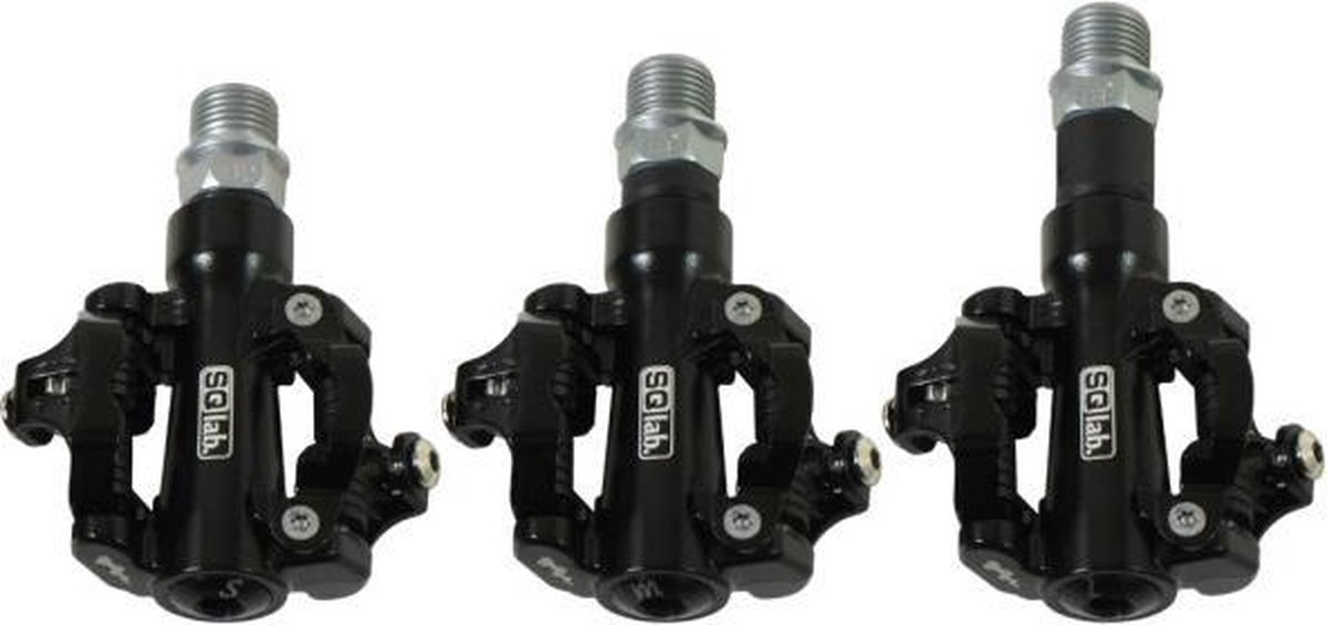SQlab Racefiets pedalen 511 – Klikpedalen – SPD-compatibel - Zwart – Standaard