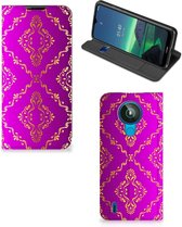 Telefoonhoesje met foto Nokia 1.4 Smart CoverCase Barok Roze