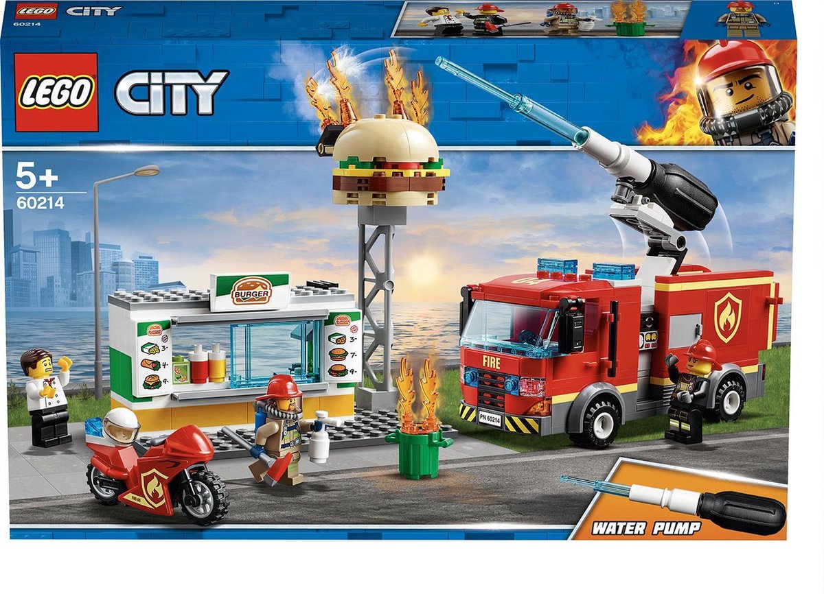 LEGO City Brand bij het Hamburgerrestaurant - 60214 - LEGO