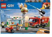 LEGO City 60214 L’intervention des pompiers au restaurant de hamburger