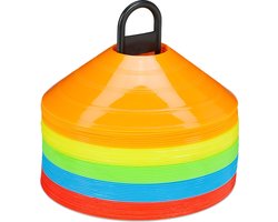 disques de marquage relaxdays - lot de 50 pièces - chapeaux d'entraînement - chapeaux de marquage - chapeaux