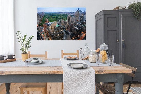 Central Park New York d'en haut poster 120x80 cm - Tirage photo sur Poster (décoration murale salon / chambre) / Amérique Poster
