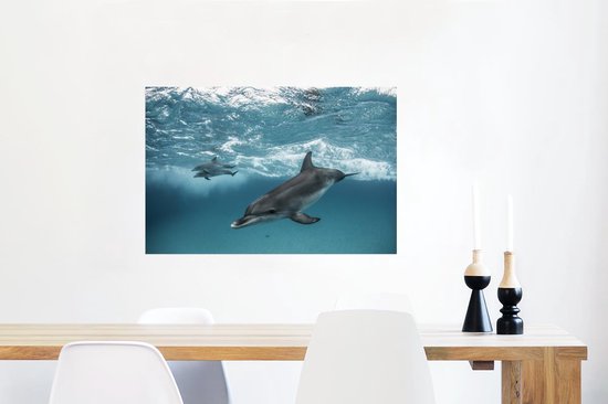 Affiche Dauphin - Water - Mer - 60x40 cm