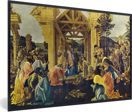 L'adoration des rois - Peinture de Sandro Botticelli 30x20 cm - petit |  bol.com
