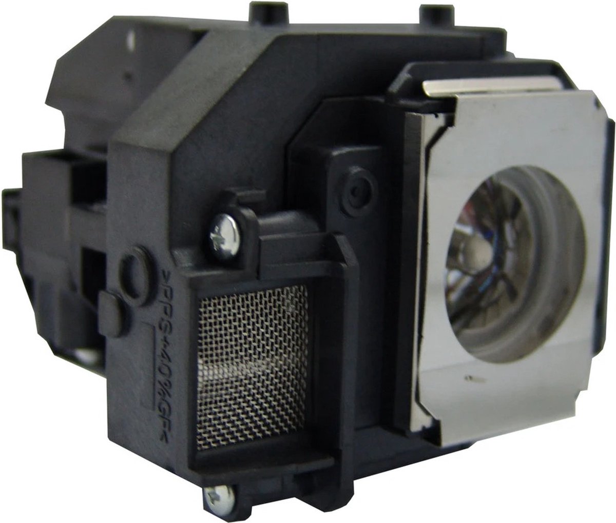 Beamerlamp geschikt voor de EPSON MOVIEMATE 60 beamer, lamp code ELPLP56 / V13H010L56. Bevat originele P-VIP lamp, prestaties gelijk aan origineel.