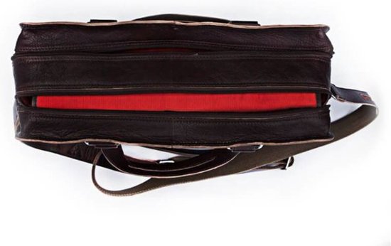 Sac Business Orange Fire en Cuir Marron OF 160 Marron, Marron