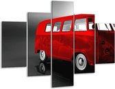 Peinture de voiture en verre | Rouge, noir, gris | 100x70cm 5Liège | Tirage photo sur verre |  F002474