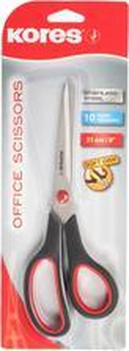 Kores universele schaar met softgrip handvat, lengte: 170 mm