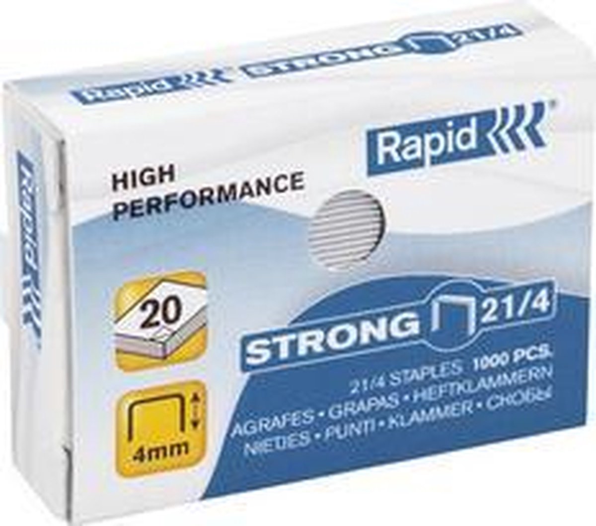 Rapid Snelnietjes sterk 10/4, gegalvaniseerd afbeelding