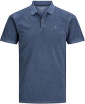 Jack & Jones Poloshirt Jjewashed Polo Ss Noos 12180890 Navy Blazer/slim Fit Mannen Maat - XXL