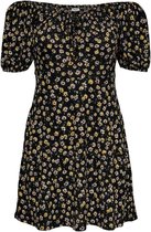 Jdygitte Svan Off Shoulder Dress Jr 15228821 Black/flowers