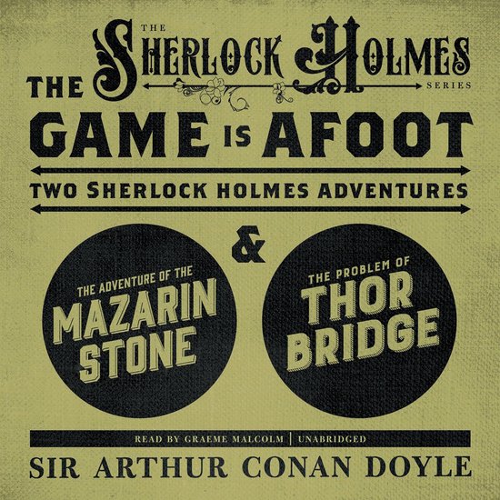 The Game Is Afoot - cover