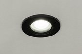 Lumidora Inbouwspot 73085 - GU10 - Zwart - Metaal - Buitenlamp - Badkamerlamp - IP54 - ⌀ 7.9 cm
