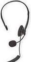 Nedis CHSTRJ100BK Pc-headset On-ear Rj9-connector 2,2 M Zwart