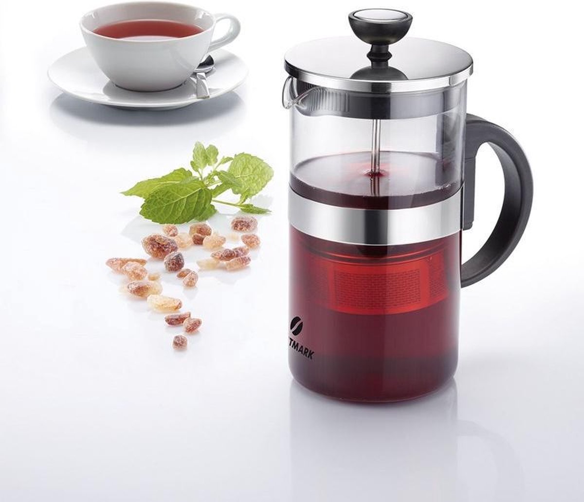 Westmark Tea Time theepot uit glas met infuser 1L