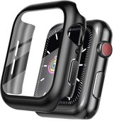 Apple Watch Serie 1 / 2 / 3 - 42 mm Screen Protector - iMoshion Full Cover Hard Case / Hoesje - Zwart