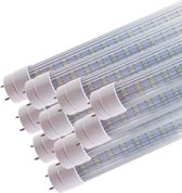 LED TL-buis 120cm T8 20W (10 stuks) - Warm wit licht