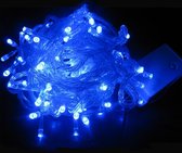 LED-slinger Gordijnen 220V 320LED IP44 3M, 8 modi - transparante kabel - Blauw licht - Kunststof - Blauw - Bleu - 320 LED - SILUMEN