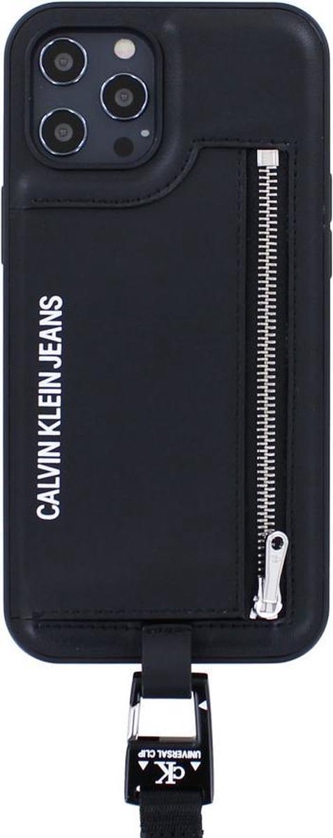 Housse Backcase pour iPhone 12 Pro Max - Calvin Klein - Solid Zwart -  Similicuir | bol.com