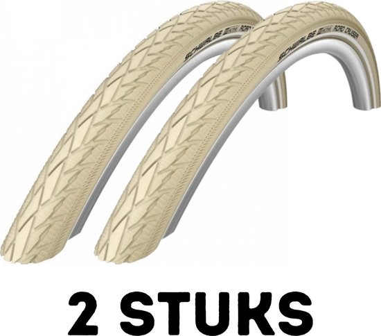 Fietsband - Buitenband - Set van 2 - Road Cruiser 26 x 1.75 (47-559) Crème