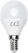 LED Lamp - Smart LED - Aigi Kiyona - Bulb G45 - 5W - E14 Fitting - Slimme LED - Wifi LED - Aanpasbare Kleur - Mat Wit - Glas - BSE