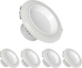 20W dimbare 120 ° LED inbouwdownlight (set van 5)