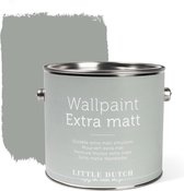 Little Dutch Muurverf Mat - Dusty Grey - Grijs - Blik 2,5 liter