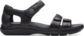 Clarks - Dames schoenen - Kylyn Strap - E - black combi - maat 6,5