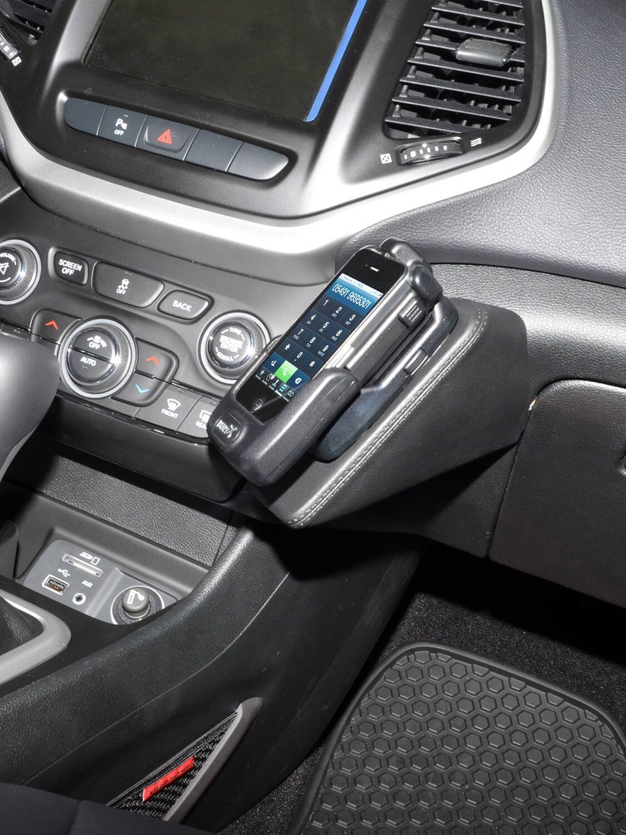 Houder - Jeep Cherokee 10/2013-2019 Kleur: Zwart