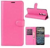 Nokia 2.4 Hoesje Wallet Case Rose