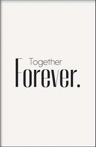 Walljar - Together Forever - Muurdecoratie - Plexiglas schilderij